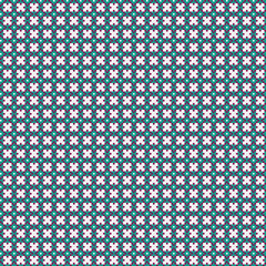 Abstract Cross Pattern generative computational art illustration