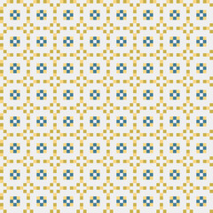 Abstract Cross Pattern generative computational art illustration