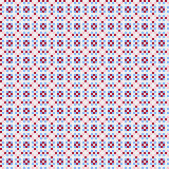 Abstract Cross Pattern generative computational art illustration