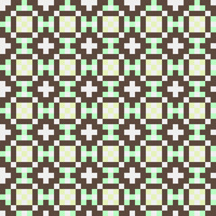 Abstract Cross Pattern generative computational art illustration