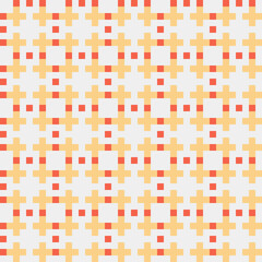 Abstract Cross Pattern generative computational art illustration