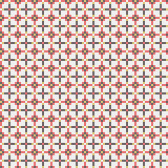 Fototapeta premium Abstract Cross Pattern generative computational art illustration