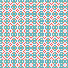 Abstract Cross Pattern generative computational art illustration