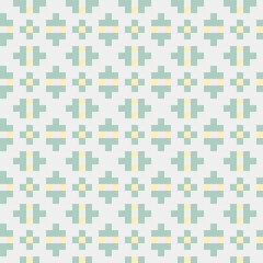 Abstract Cross Pattern generative computational art illustration