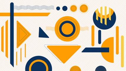 Modern abstract colorful geometric background