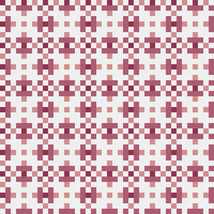 Abstract Cross Pattern generative computational art illustration