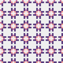 Abstract Cross Pattern generative computational art illustration