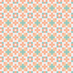 Abstract Cross Pattern generative computational art illustration