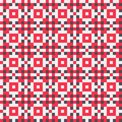 Abstract Cross Pattern generative computational art illustration