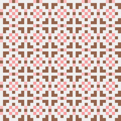 Abstract Cross Pattern generative computational art illustration