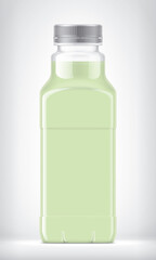 Plastic Bottle on background.