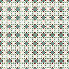 Fototapeta premium Abstract Cross Pattern generative computational art illustration