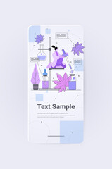scientist testing cbd hemp oil extracted from a marijuana plant medical cannabis pharmaceutical industry concept