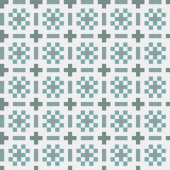 Abstract Cross Pattern generative computational art illustration