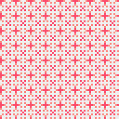 Abstract Cross Pattern generative computational art illustration