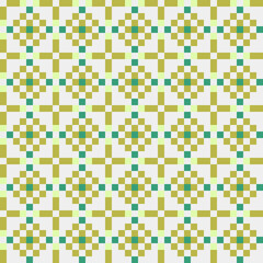 Abstract Cross Pattern generative computational art illustration