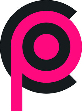 P logo icon. letter p logo design vector