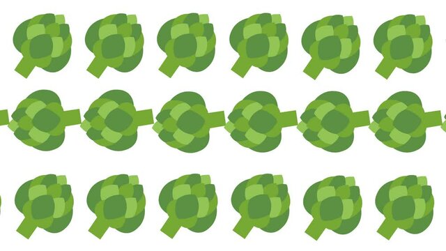 Vector seamless pattern with artichokes. artichoke pattern, ideal for themes such as cooking and more. 