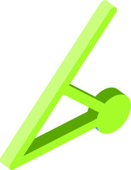 pedal icon illustration isolated. Push-to-talk Pedal vector sign