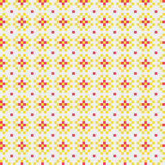 Abstract Cross Pattern generative computational art illustration