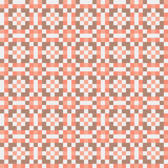 Fototapeta premium Abstract Cross Pattern generative computational art illustration