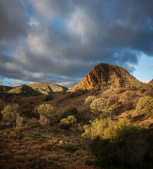 The 1000 million year old land formations in the Northern Flinders Rangers in South Australia
