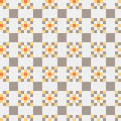 Abstract Cross Pattern generative computational art illustration