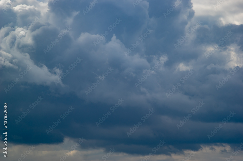 Canvas Prints thunderclouds in the sky on a spring day