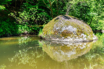 Mystic wilderness and breathtaking beauty of nature in Stillensteinklamm near Grein in Upper Austria