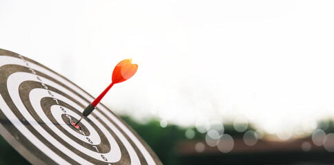 Dart is an opportunity and Dartboard is the target and goal. So both of that represent a challenge...