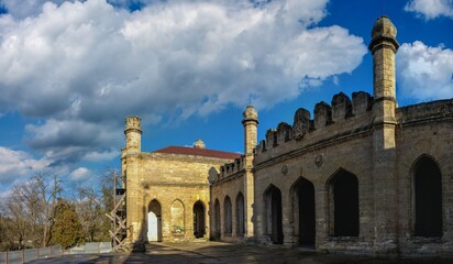 Fototapeta premium Abandoned Kuris manor in Ukraine