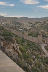 Fototapeta na wymiar Alcazaba de Almeria, castle and fortress. Andalusia, Spain.