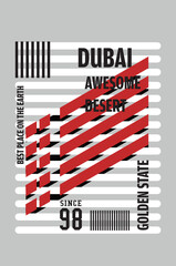 AWESOME DESERT TOOGRAPHY PRINT FOR T-SHIRT DESİGN