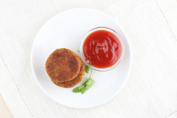 cutlets an asian starter made of vegetables bound with potato,Aloo Tikki