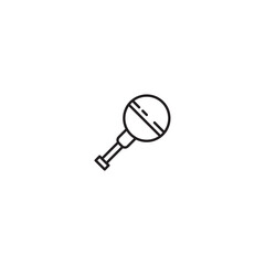 magnifier icon isolated on white background