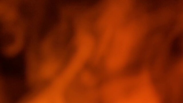 Fire smoke slow motion abstract video background
