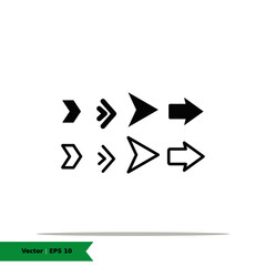 Arrow Set Icon Illustration Logo Template. Direction Sign Symbol. Vector Icon EPS 10