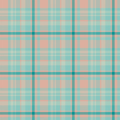 Plaid seamless pattern. Vector background of textile ornament. Flat fabric design.