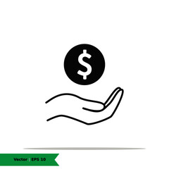 Save Money, Payment Icon Illustration. Money Sign Symbol. Vector Icon EPS 10