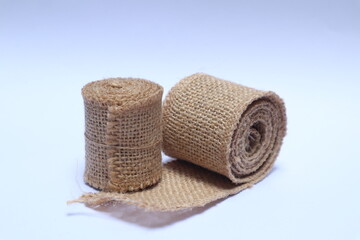 Two burlap tapes for decorations