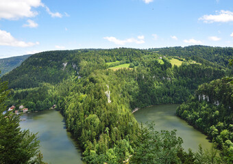 Fototapeta na wymiar Paysage du Haut-Doubs