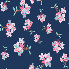 Geometric flower Design pattern on  background