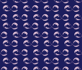 vector pattern on a dark blue background