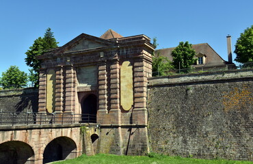 Festung in Neuf-Brisach im Frühjahr