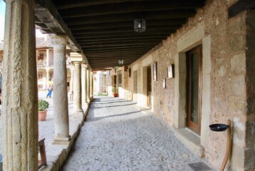 Fototapeta premium Plaza Mayor - Pedraza, Segovia, Spain