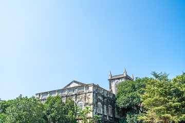 The Catholic Church on Weizhou Island in Beihai, Guangxi, China