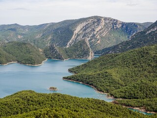 Canyelles reservoir, Huesca, Aragon, Spain