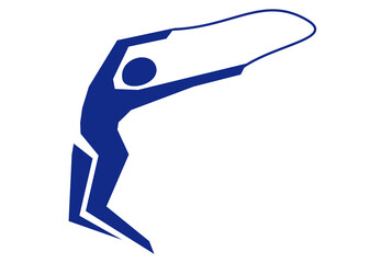 新体操　ロープ