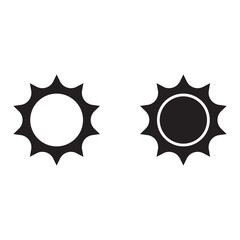 Vector sun Icon