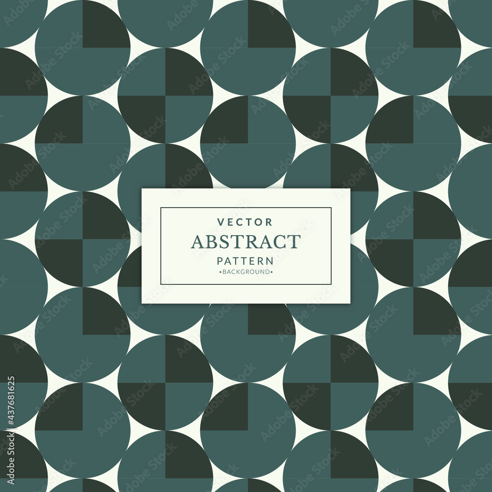 Poster minimalist circle seamless pattern dark geometric. art deco style seamless pattern. geometric abstra